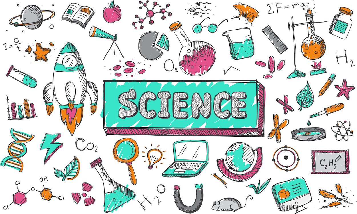Bilim Çağı - Okul ve Kreş Duvar Kağıdı