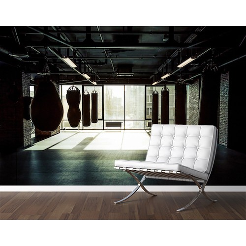 Boks Salonu Üç Boyutlu Duvar Kağıdı Modeli Boks Salonu Üç Boyutlu Duvar Kağıdı Modeli