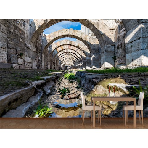 Izmir Agora Harabeleri 3 Boyutlu Duvar Kagidi