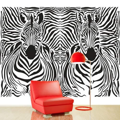 Zebra Çizgili Duvar Kağıdı Zebra Çizgili Duvar Kağıdı