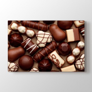 Bayram Çikolatası - Mutfak Resimli Kanvas Tablo Modeli
