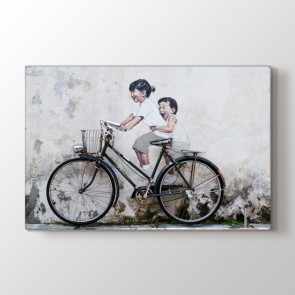 Hayat Güzeldir - Modern Resimli Kanvas Tablo Modeli