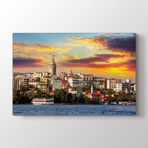 Galata Çok Güzel - Şehir Duvar Tablosu