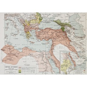 1878 Yılı Osmanlı Devleti Haritası