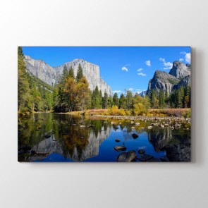 Yosemite Ulusal Parkı - Doğa Manzara Kanvas Tablo Modeli