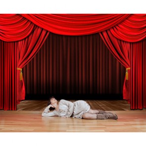 Tiyatro Sahnesi - Üç Boyutlu Duvar Kağıdı Modeli Uygulama