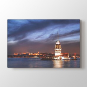 Panaromik Kız Kulesi Tablosu Kanvas Tablo Modeli