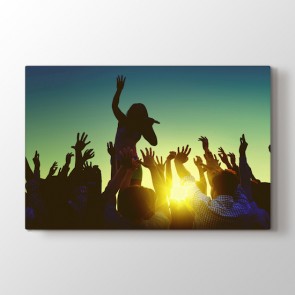 Rock Konseri Tablosu | Konser ve Müzik Tabloları - duvargiydir.com