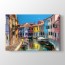 Renkli Venedik Evleri Tablosu | Doğa Tabloları