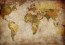 Tarz Dünya Haritası 3 Boyutlu Duvar Kağıdı