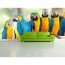 Sarı Lacivert Papağanlar Manzara Duvar Kağıdı Uygulaması