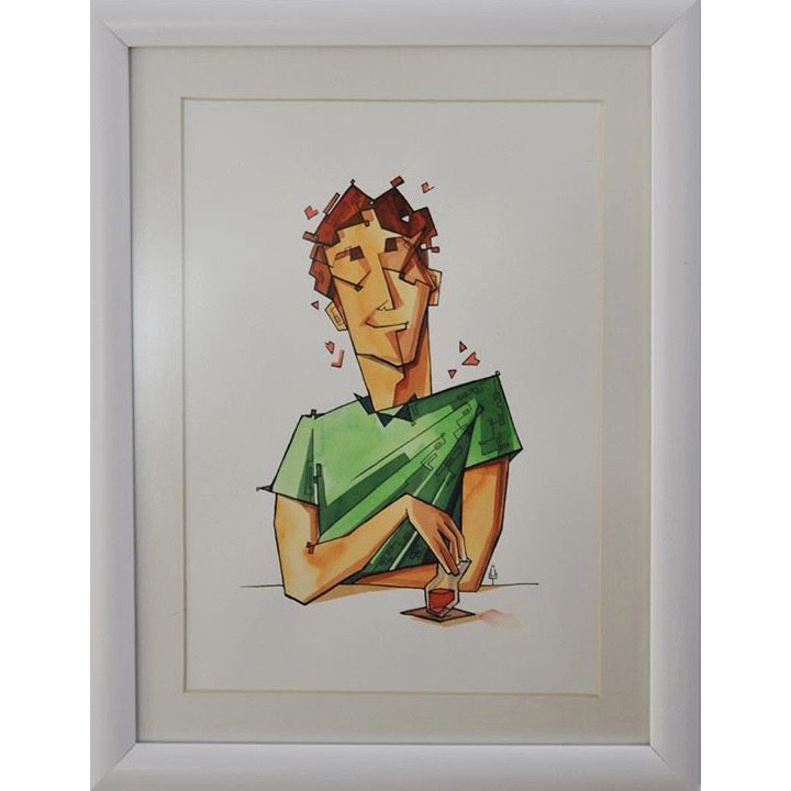 Sanatsal Dokunuşlar | Ümit Yanılmaz'in Erkek Tarafı isimli İllüstrasyon çalışması