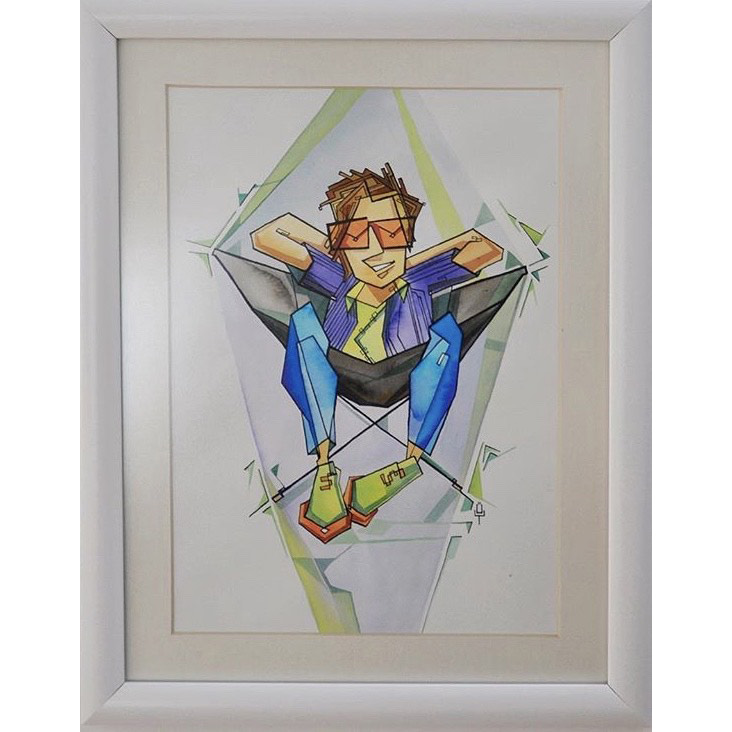 Sanatsal Dokunuşlar | Ümit Yanılmaz'in Filmi Bitmiş Yönetmen isimli İllüstrasyon çalışması