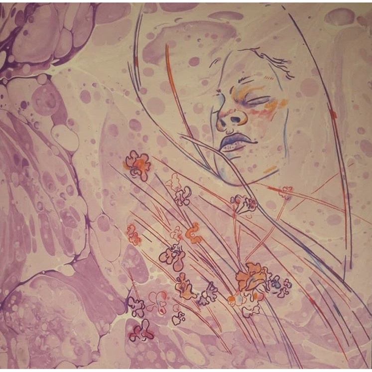 Sanatsal Dokunuşlar | Zeynep Mar'in No 6 isimli Ebruli çalışması