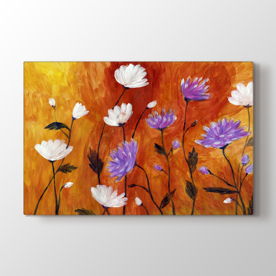 Flowers Yağlı Boya Dekoratif Duvar Tablosu Flowers Yağlı Boya Dekoratif Duvar Tablosu