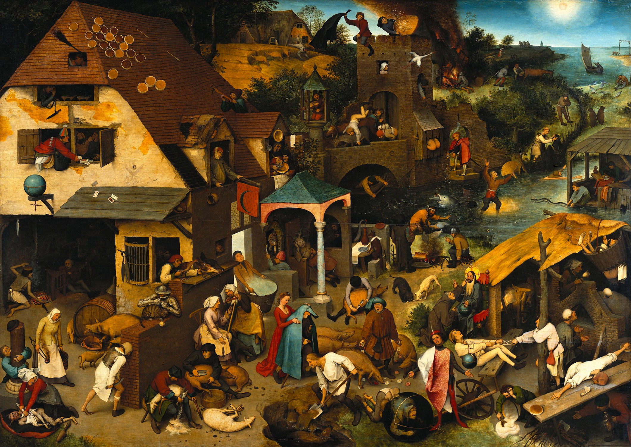 Netherlandish Proverbs Duvar Kağıdı