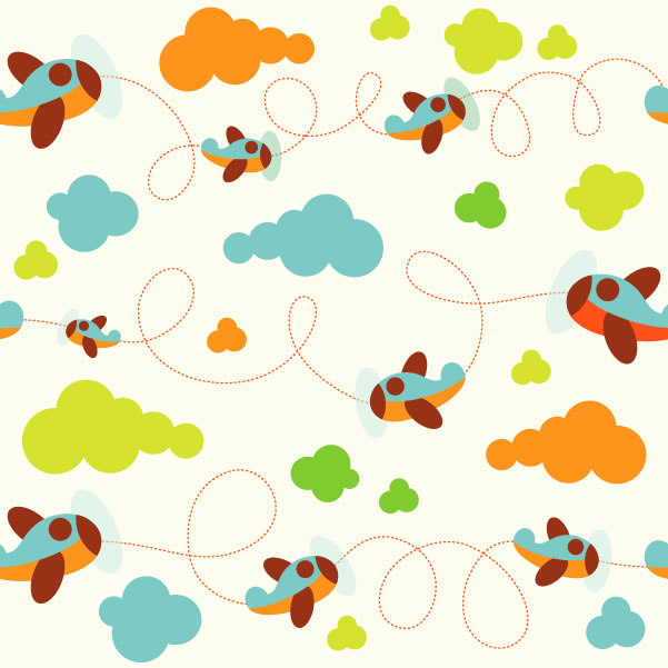 Pır Pır Uçak Çocuk Odası Duvar Kağıdı Önizleme