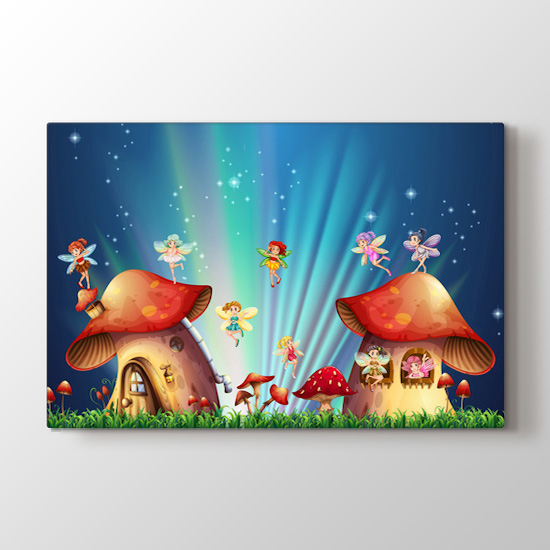 Peri Köyü Tablosu | Çocuk Tabloları