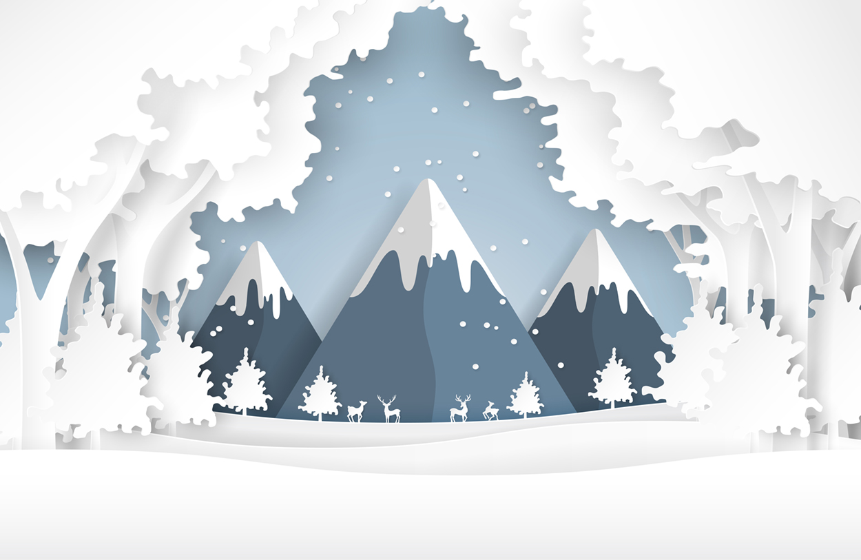 Kar Masalı - 3D Çocuk ve Bebek Odası Duvar Kağıdı