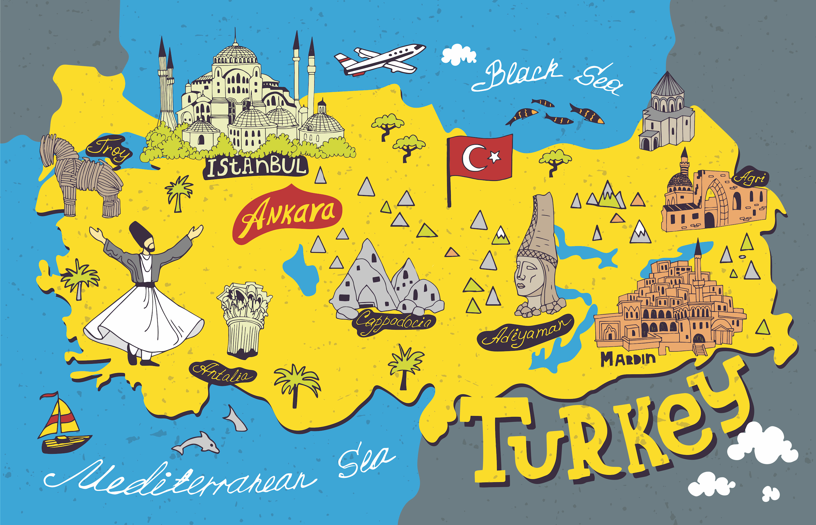 Turkiye Turizm Haritasi