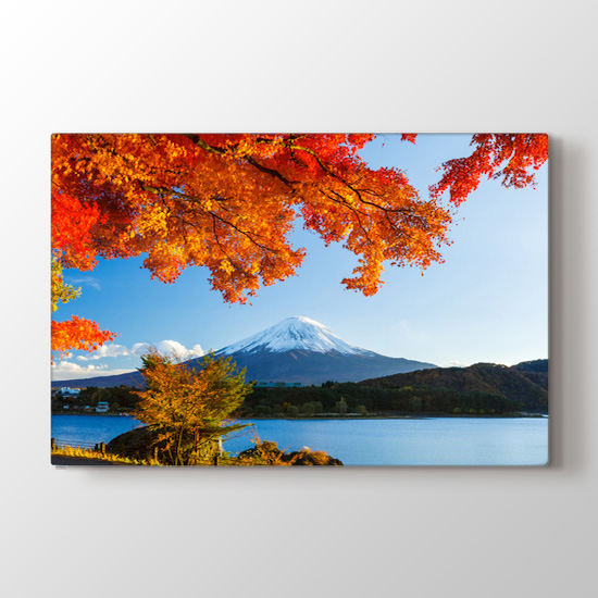 Mevsimlerin Birleştiği Yer - Doğa Manzara Kanvas Tablosu