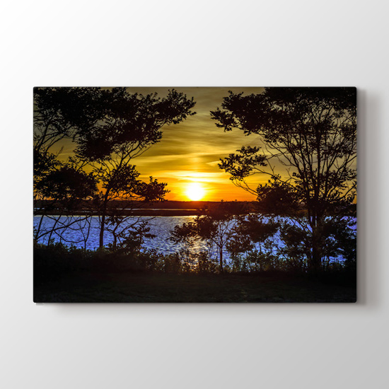 Veda Zamanı - Doğa Manzara Kanvas Tablo Modeli