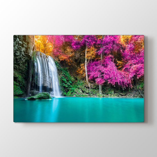 Tayland Ulusal Park Şelalesi Tablosu | Kız Kulesi Tablo