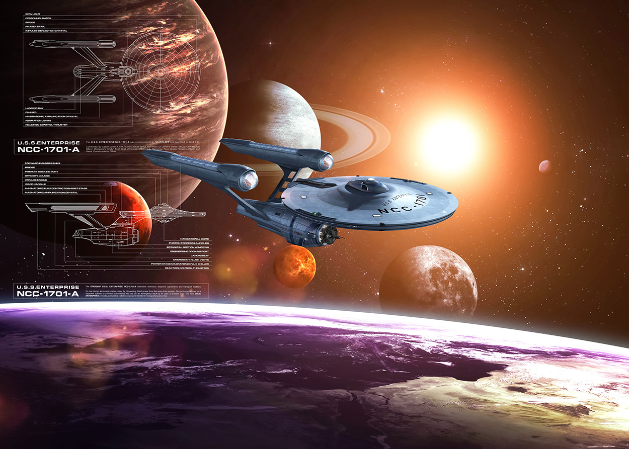 Uzay Gemisi NCC1701A  Duvar Kağıdı Modeli