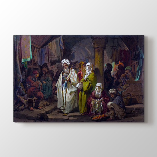 Osmanlı Kapalı Çarşı Tablosu - Tasarım Tablolar