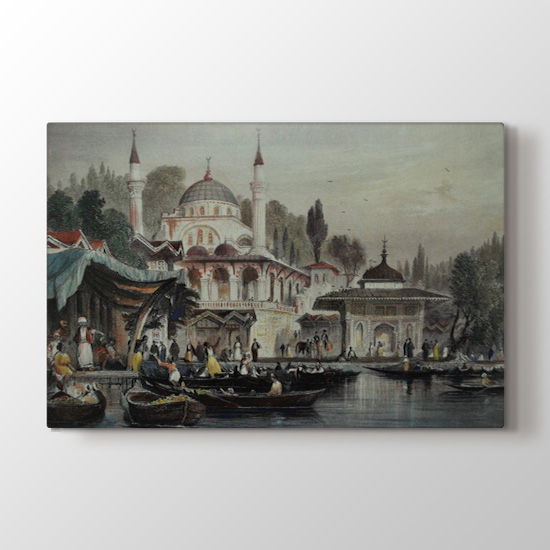 Osmanlı Kayık Sefası Tablosu - Kanvas Tablo Online Satış
