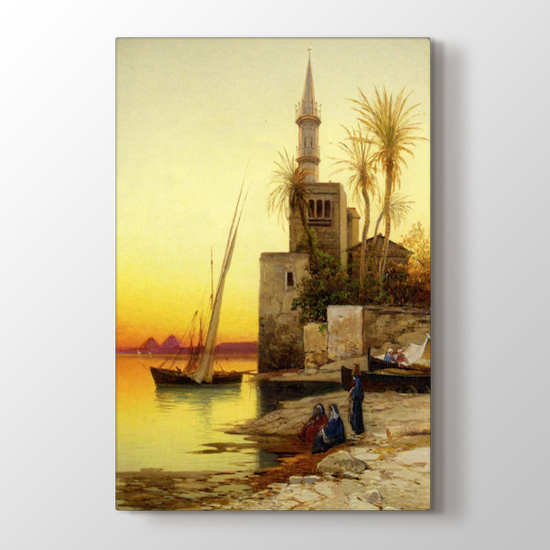 Boğaz Kıyısı Tablosu - Tek Parça Tablo