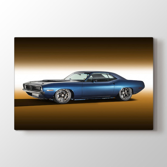 1970 Plymouth Cuda Araba Modeli Tablosu | Spor Araba Tabloları - duvargiydir.com