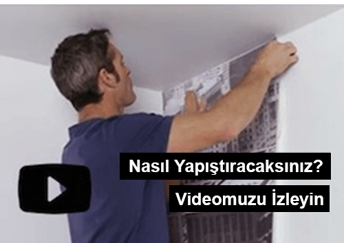 Yapışkanlı Duvar Kağıdı Uygulama Videomuzu İzleyin